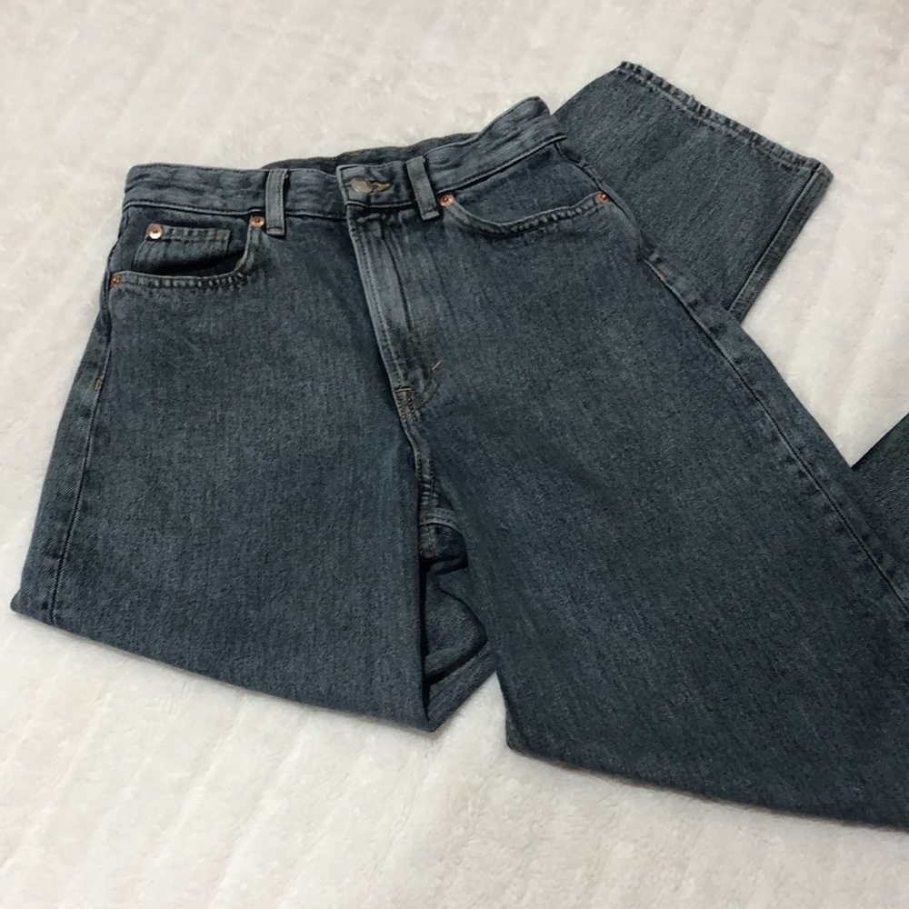 Straight leg jeans